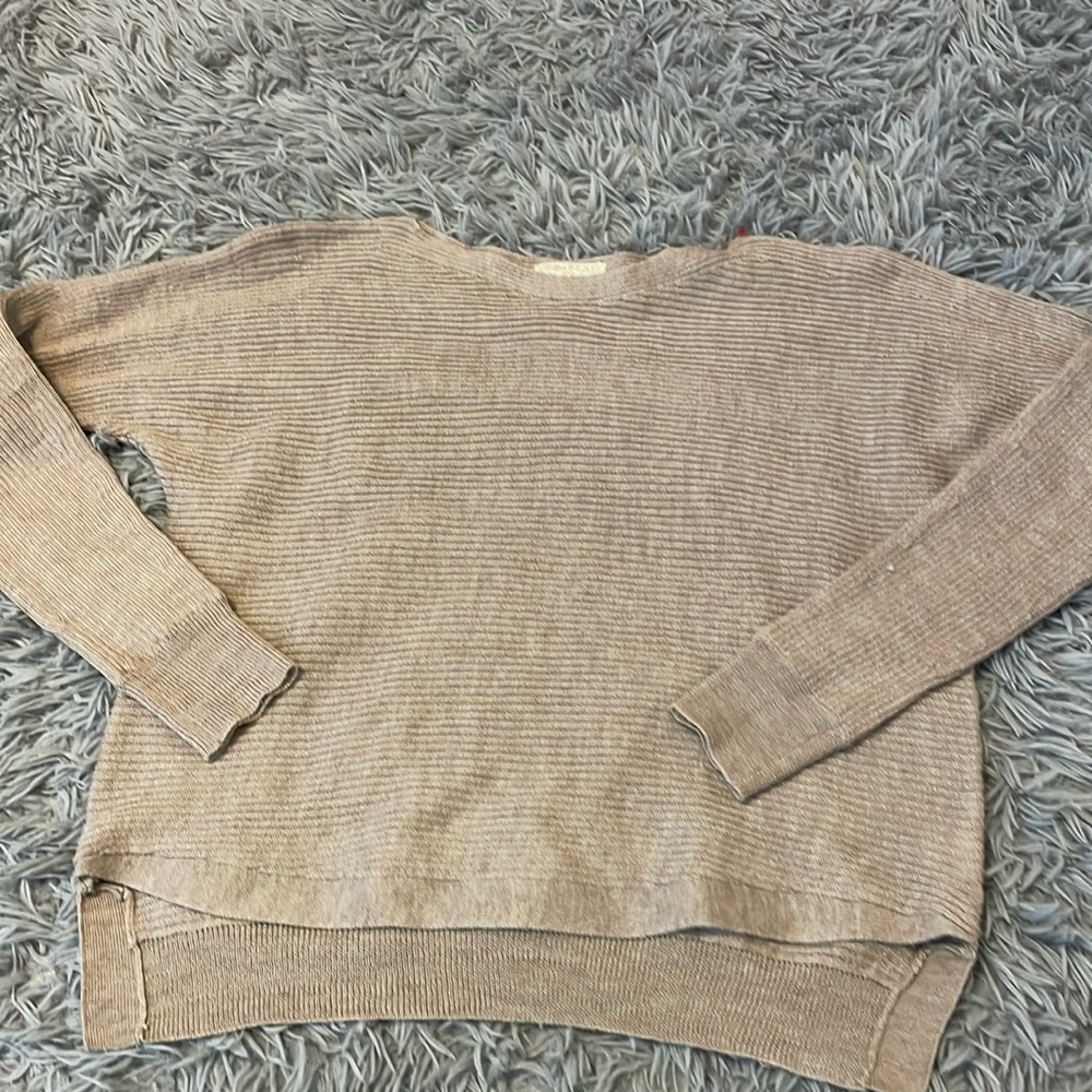 Chelsea and violet brown sweater
